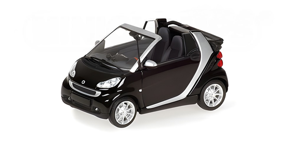 SMART CABRIOLET 2007 BLACK & SILVER