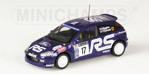 FORD FOCUS RS WRC HIGGINS THOMAS RAC 2001
