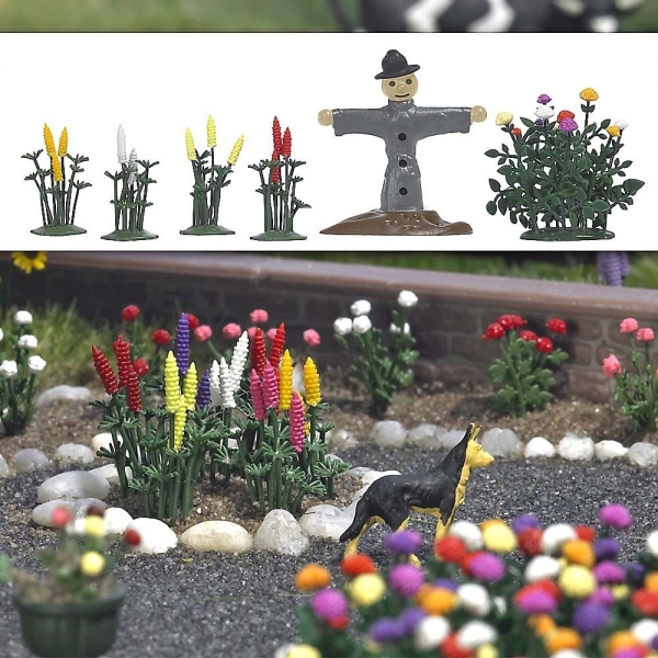 PINTE DI FIORI CON SPAVENTAPASSERI HO