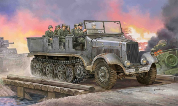 GERMAN SD.KFZ.6 HALBKETTENZUGMASCHINE ARTILLERIE