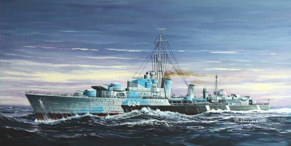 TRIBAL-CLASS DESTROYER HMCS HURON G24 1944
