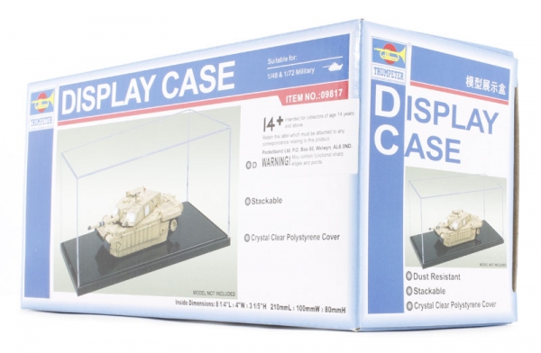 VETRINA PER AUTO 1/43 &amp; CARRI 1/72 210x100x80 mm