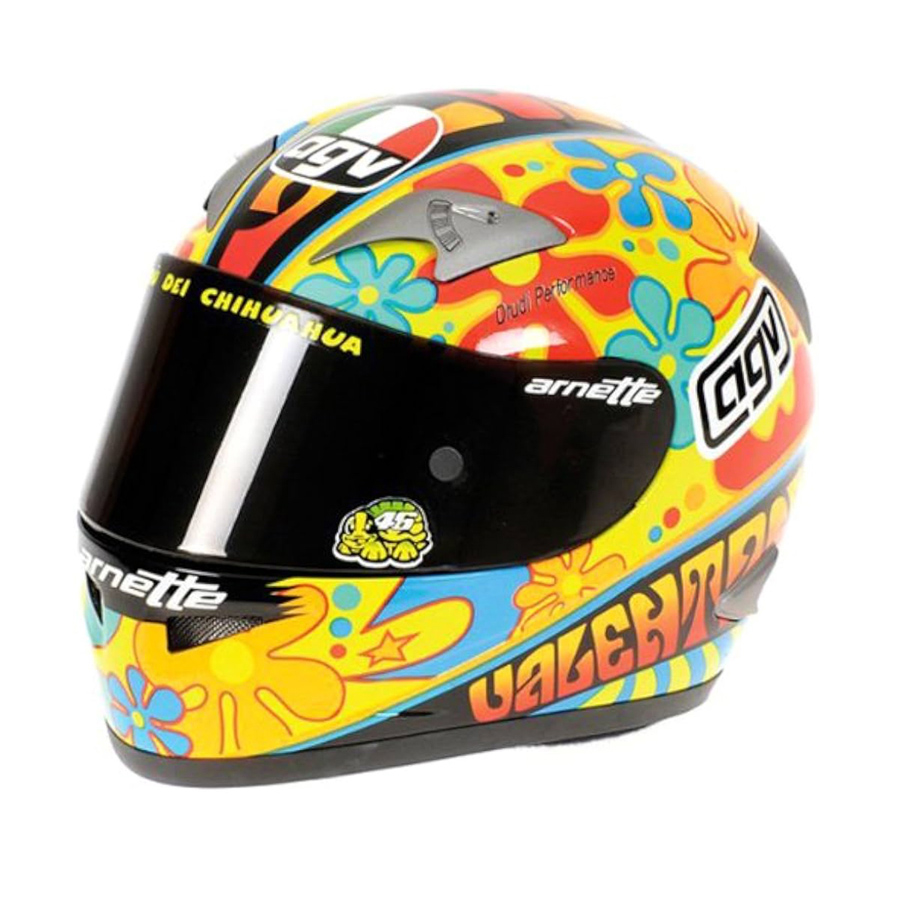 CASCO AGV VALENTINO ROSSI GP VALENCIA 2003