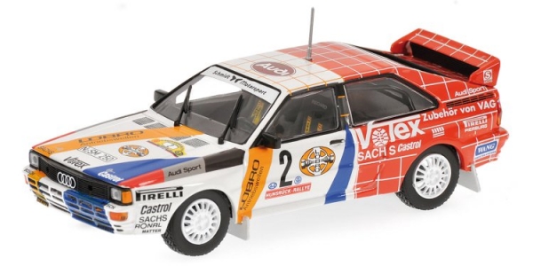 AUDI QUATTRO RALLY LUX WINNERS RALLY 1984