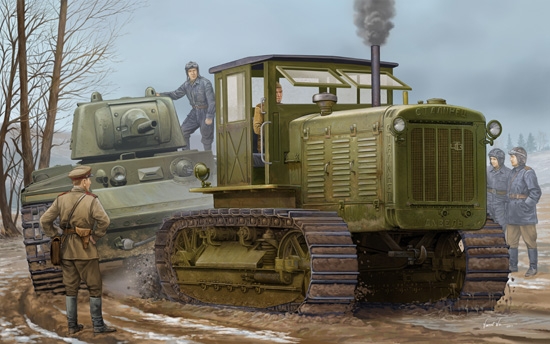 RUSSIAN CHTZ S-65 TRACTOR WITH CAB1