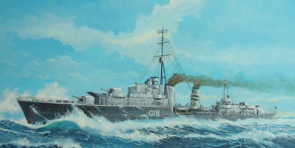 TRIBAL-CLASS DESTROYER HMS ZULU (F18) 1941