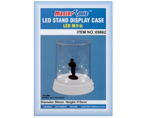 VETRINA CON LED DIAMETRO 84 x 115 mm