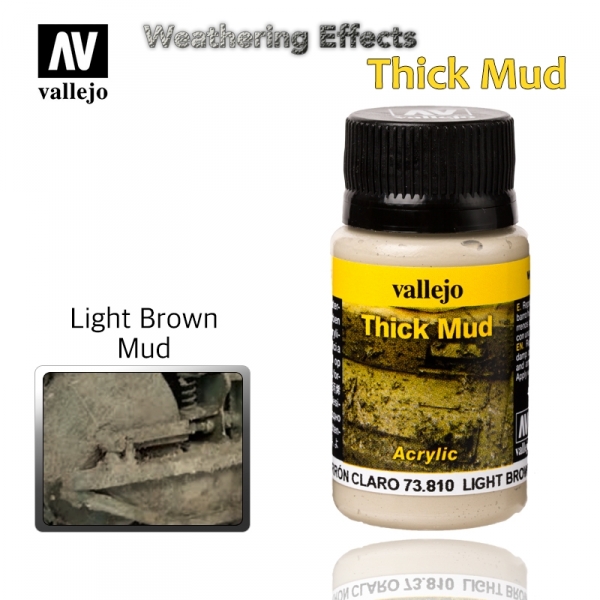 WEATHERING EFFECTS LIGHT BROWN THICK MUD