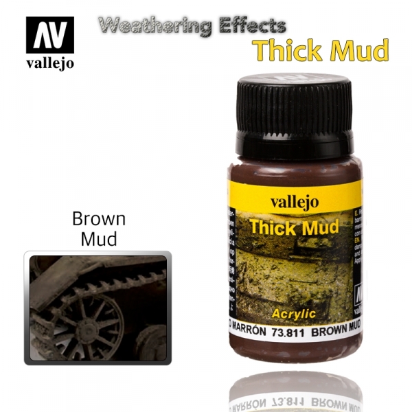 WEATHERING EFFECTS BROWN THICK MUD