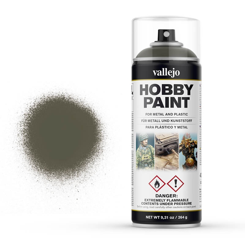RUSSIAN GREEN 4BO SPRAY VALLEJO HOBBY PAINT