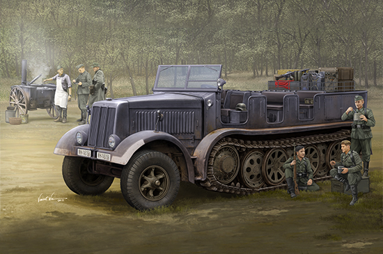 SD.KFZ.8 DB9 HALF-TRACK ARTILLERY TRACTOR