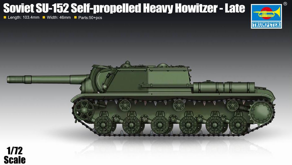 SOVIET SU-152 SELF PROPELLED HEAVY HOWITZER LATE