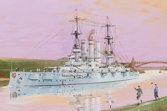 SCHLESWIG HOLSTEIN BATTLESHIP 1908