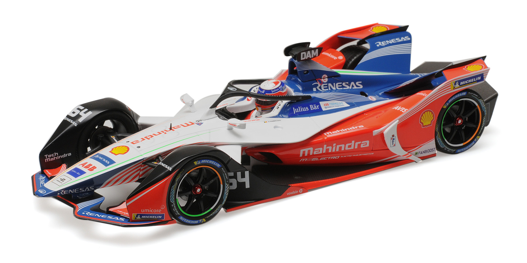 FORMULA E SEASON 5 MAHINDRA RACING JEROME D'AMBROSIO