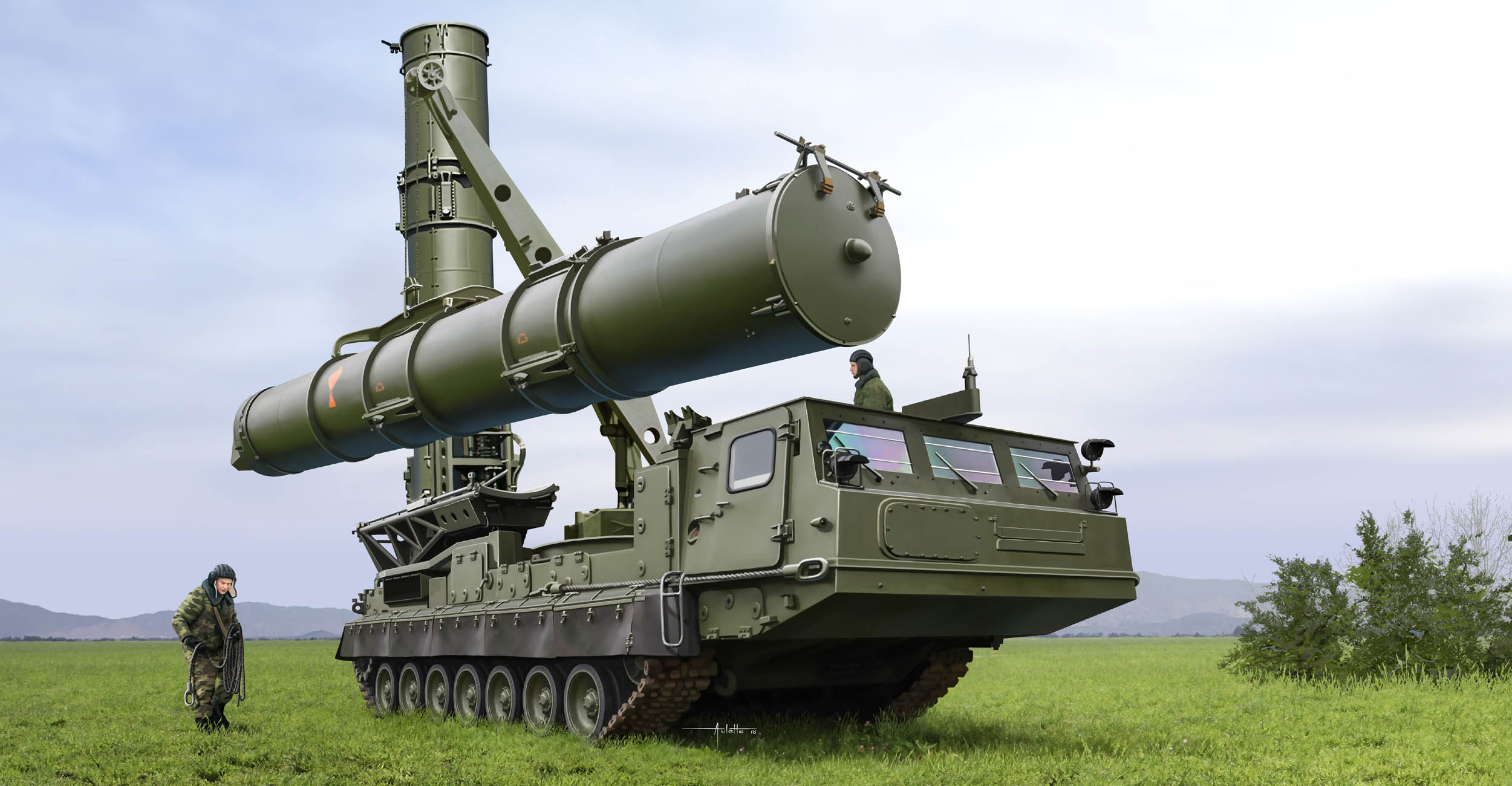 RUSSIAN S-300V 9A84 SAM