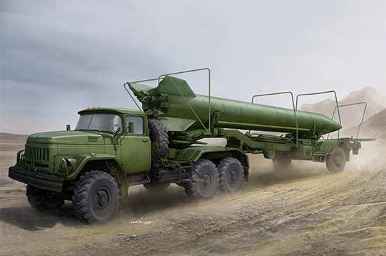 SOVIET ZIL-131V TOW 2T3M1 TRAILER WITH 8K14 MISSILE