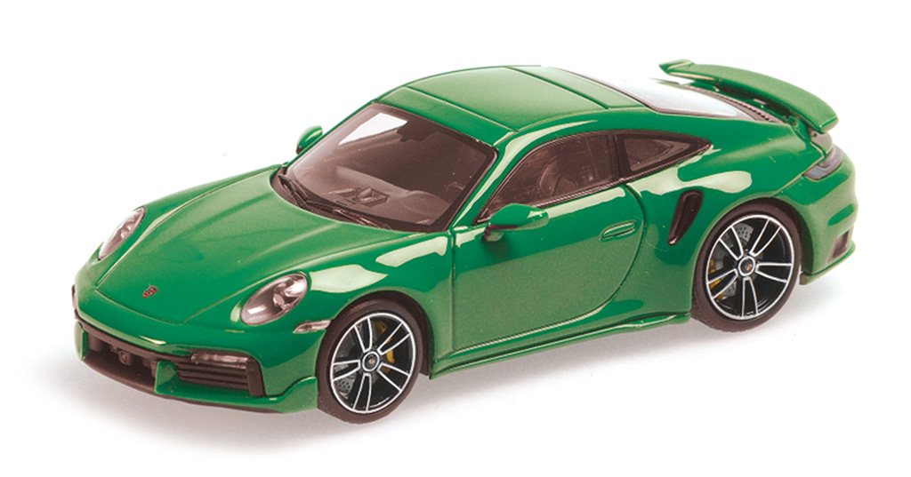PORSCHE 911 (992) TURBO S COUPE SPORT DESIGN GREEN 2021