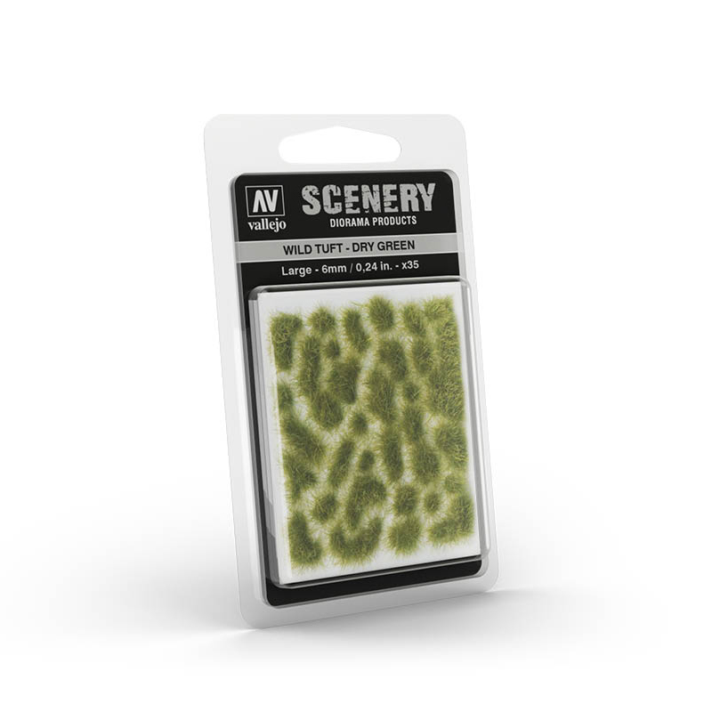 WILD TUFT DRY GREEN 6mm