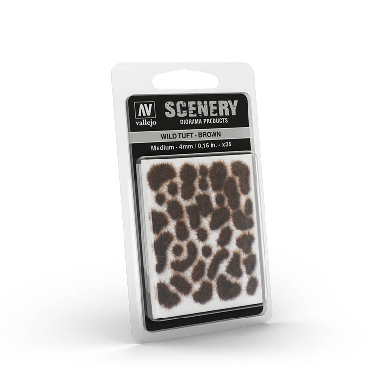 WILD TUFT BROWN 5mm