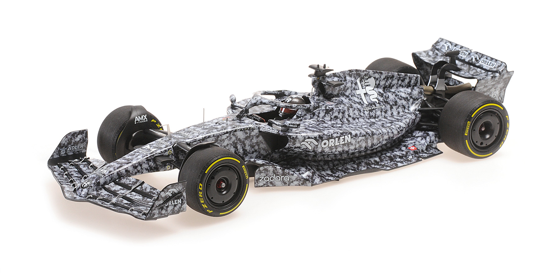 ALFA ROMEO C42 GUANYU ZHOU TESTING BARCELONA 2022