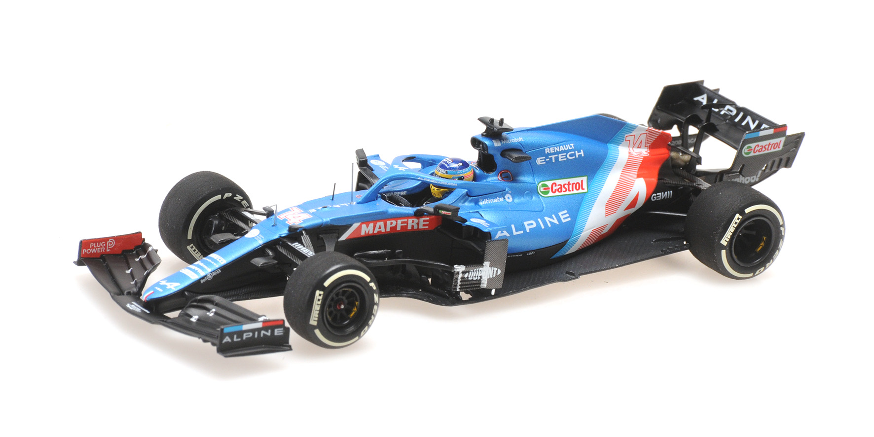 ALPINE F1 TEAM A521 FERNANDO ALONSO QATAR GP 2021