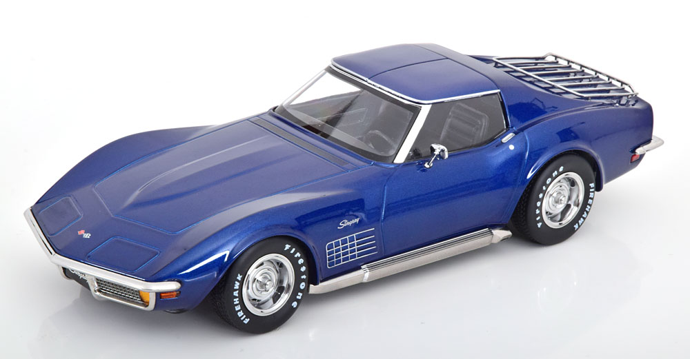 CHEVROLET CORVETTE C3 BLUE METALLIC 1972