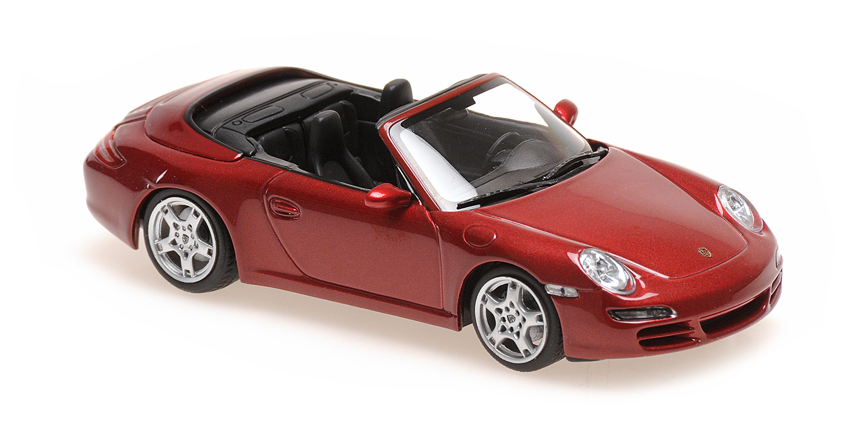 PORSCHE 911 CARRERA S CABRIOLET RED METALLIC 2005