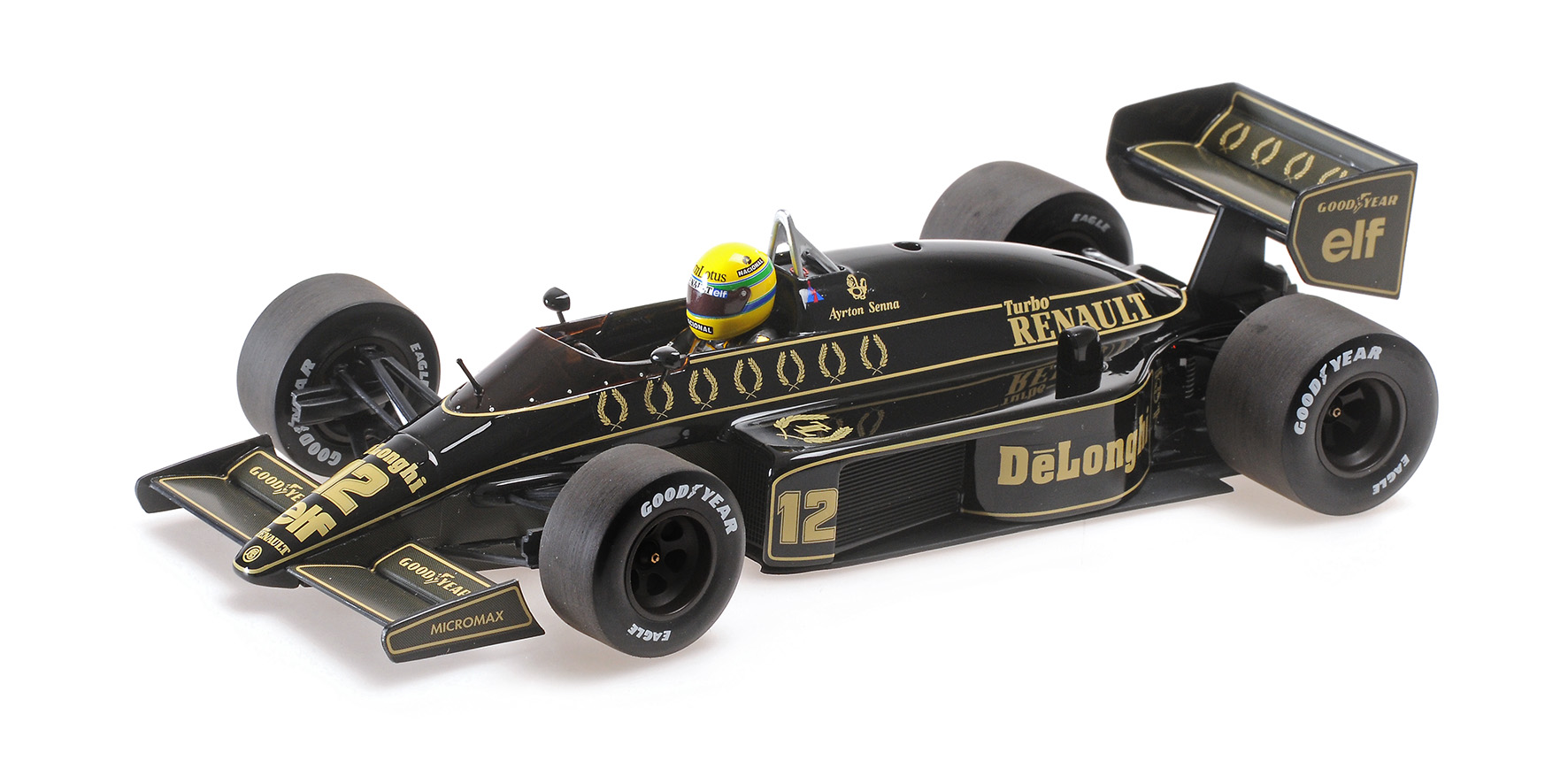 LOTUS RENAULT 98T AYRTON SENNA 1986 DIRTY VERSION 30TH ANNIVERSARY COLLECTION