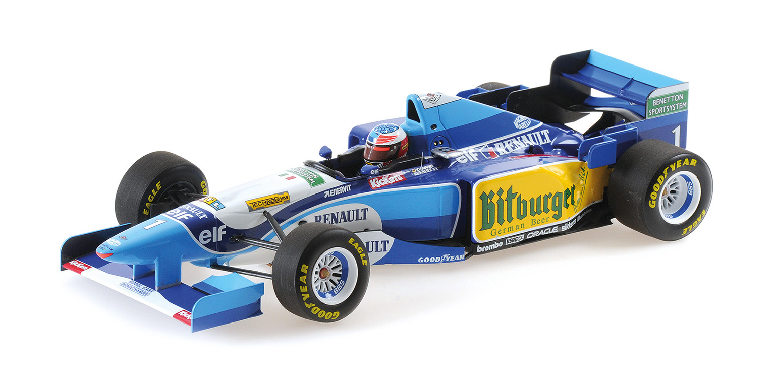 BENETTON RENAULT B195 MICHAEL SCHUMACHER WINNER BELGIAN GP WORLD CHAMPION 1995