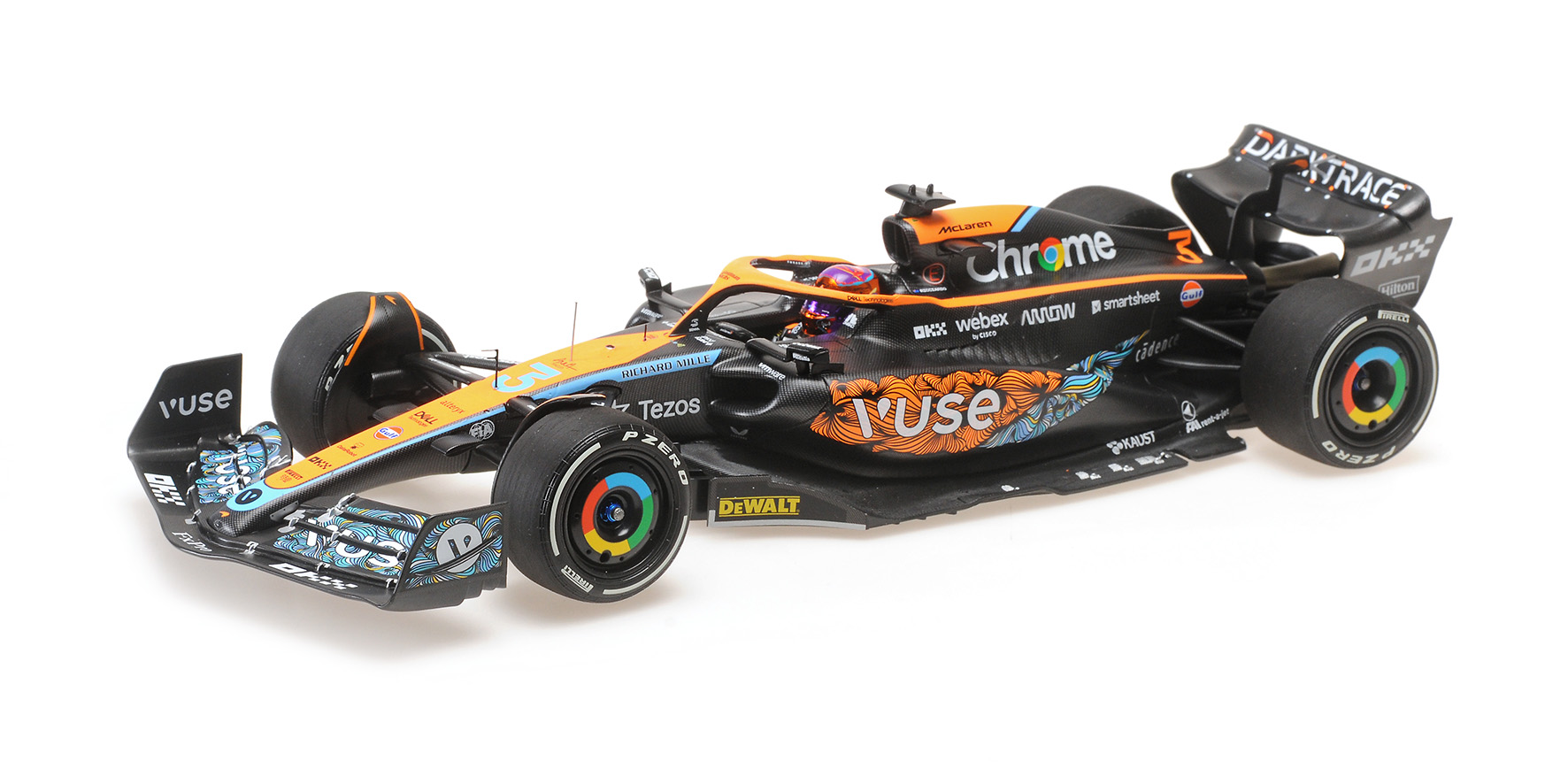 McLAREN MCL36 DANIEL RICCIARDO ABU DHABI GP 2022