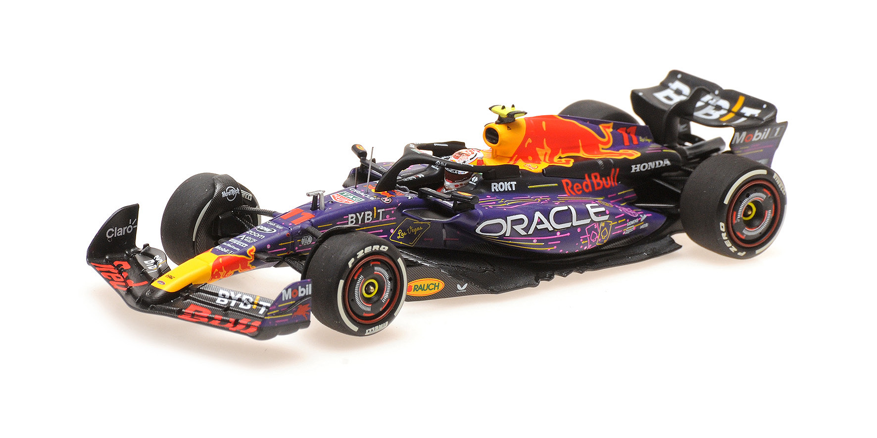 RED BULL RACING RB19 SERGIO PEREZ 3RD PLACE LAS VEGAS GP 2023