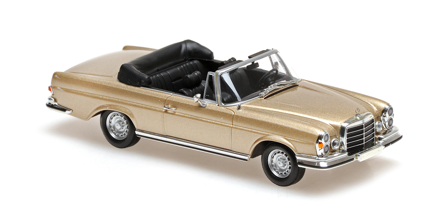 MERCEDES BENZ 280 SE 3.5 CABRIOLET (W 111) GOLD METALLIC 1970