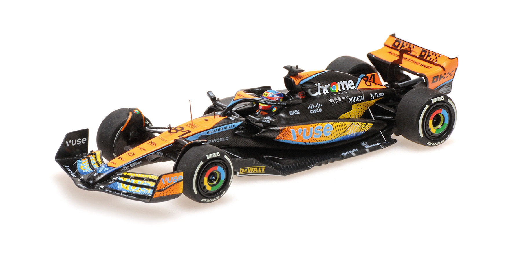 McLAREN MCL60 OSCAR PIASTRI ABU DHABI GP 2023