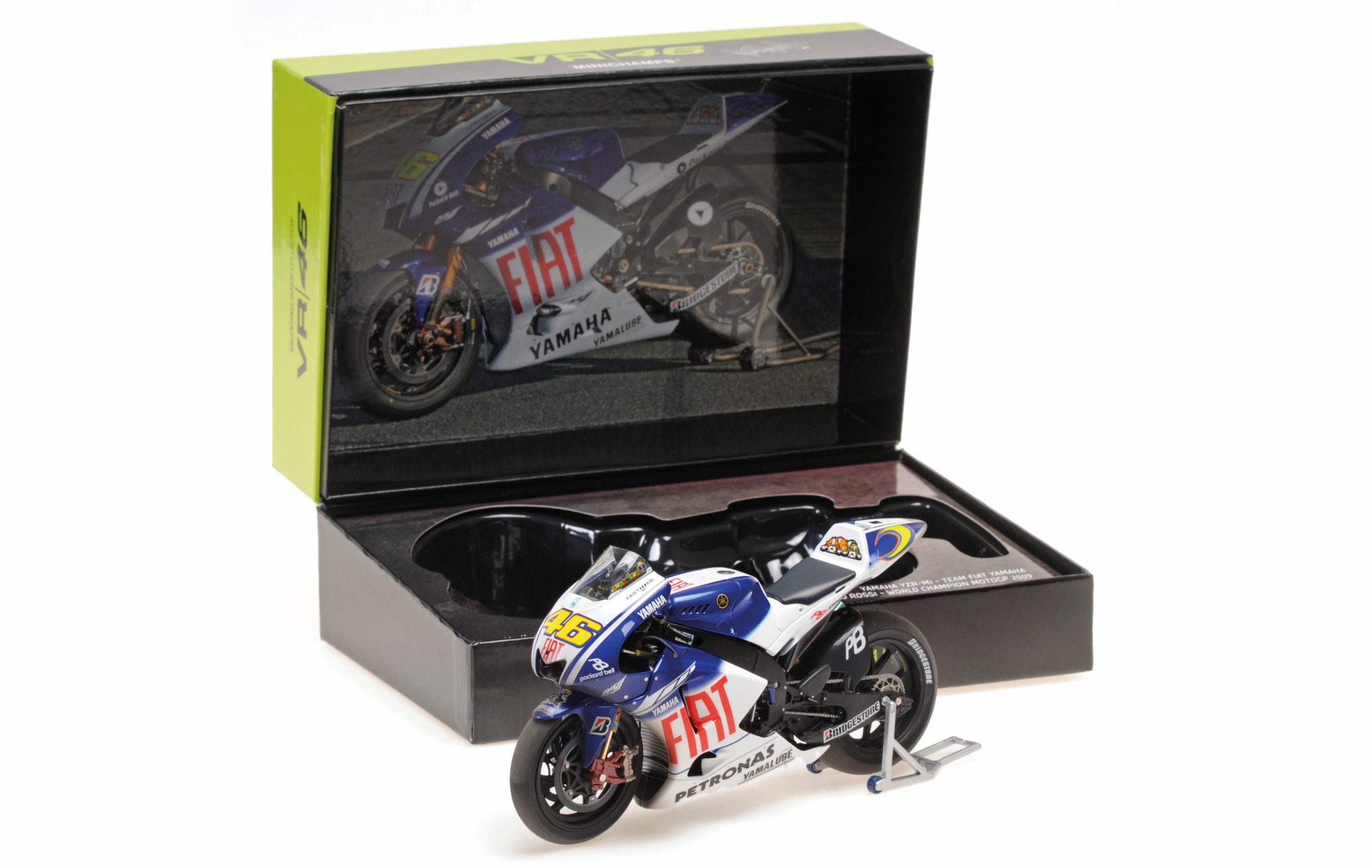 YAMAHA YZR-M1 VALENTINO ROSSI THE LAST WORLD CHAMPION MOTOGP 2009 DIRTY VERSION