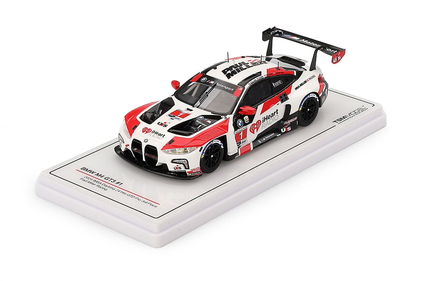 BMW M4 GT3 #1 PAUL MILLER RACING 3RD PLACE IMSA 24H DAYTONA GTD PRO 2024