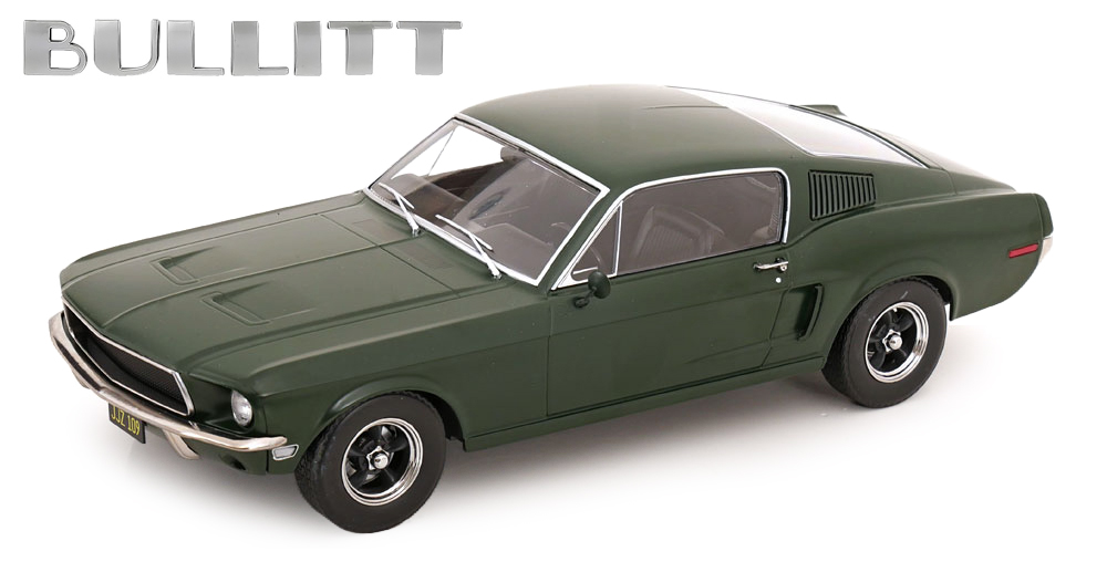 FORD MUSTANG GT FASTBACK “BULLITT” MOVIE EDITION FLAT GREEN WITH OPENINGS