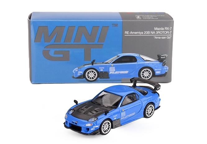 MAZDA RX7 (FD3S) RE-AMEMIYA 20B NA 3ROTOR-7 AMA-SAN GO 2024 MINI-GT
