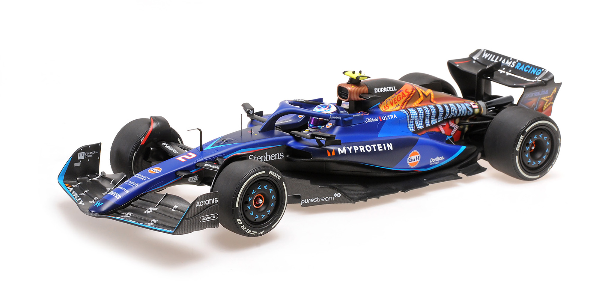 WILLIAMS RACING FW45 LOGAN SARGEANT LAS VEGAS GP 2023