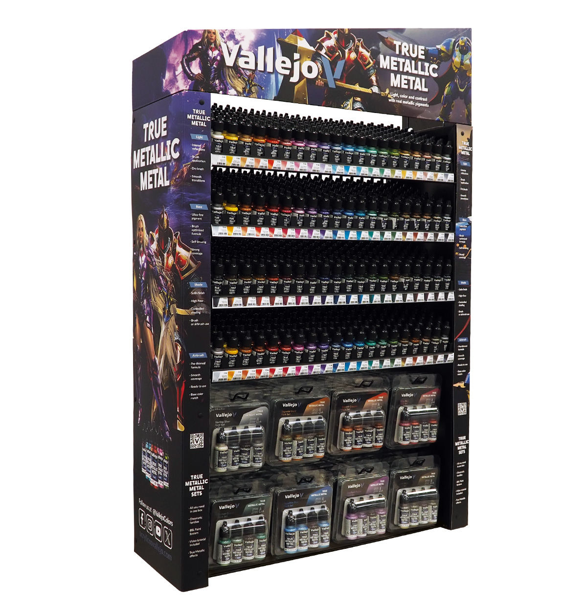 ESPOSITORE TRUE METALLIC METAL VALLEJO