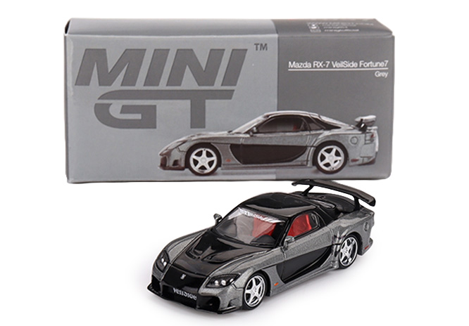 MAZDA RX7 (FD3S) VEILSIDE FORTUNE GREY 2011 MINI-GT