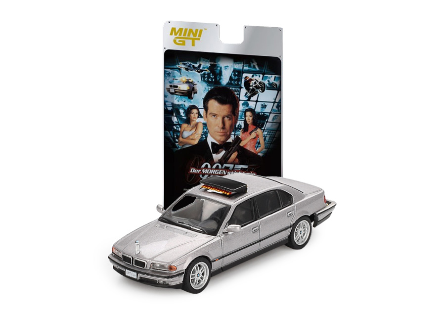 BMW 750 IL (E39) 007 JAMES BOND TOMORROW NEVER DIES GERMAN BLISTER 1997 MINI-GT