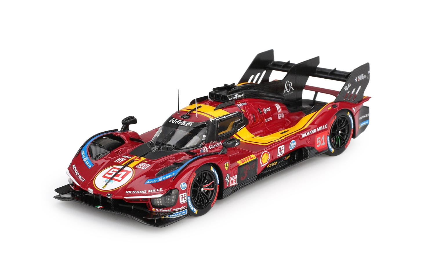 FERRARI 499P #51 FERRARI AF CORSE 3RD PLACE WEC QATAR 1812KM 2025