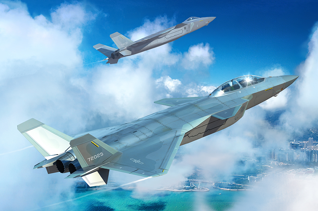 CHINESE J-20S MIGHTY DRAGON