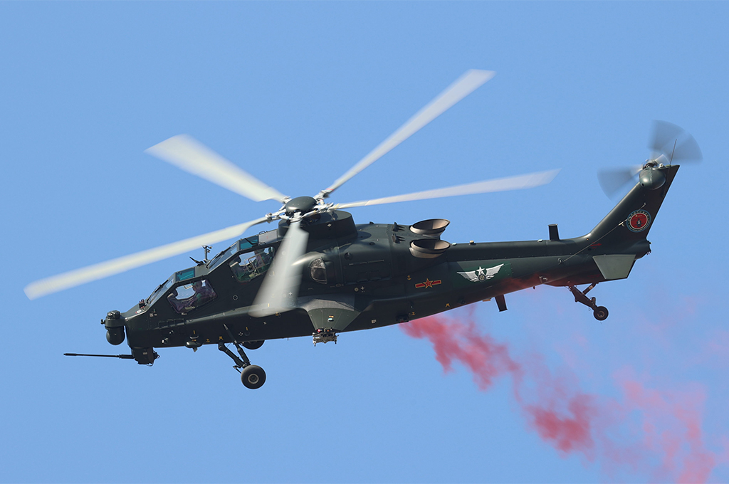CHINESE Z-10G ATTACK HELICOPTER