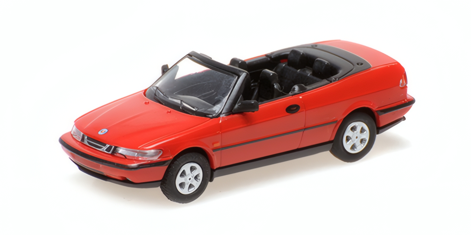 SAAB 900 CABRIOLET RED 1995