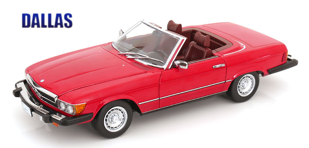 MERCEDES 450SL R107 USA 1979 RED TV SERIES DALLAS