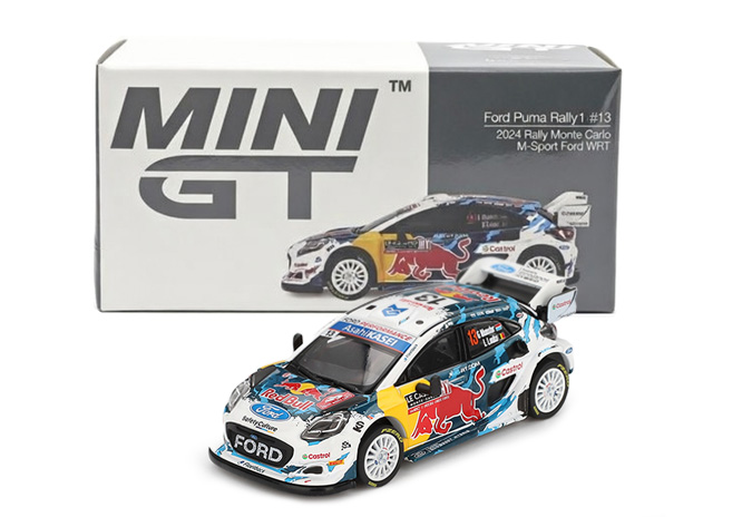 FORD PUMA RALLY1 #13 MSPORT WRT RALLY MONTECARLO 2024 MINI-GT