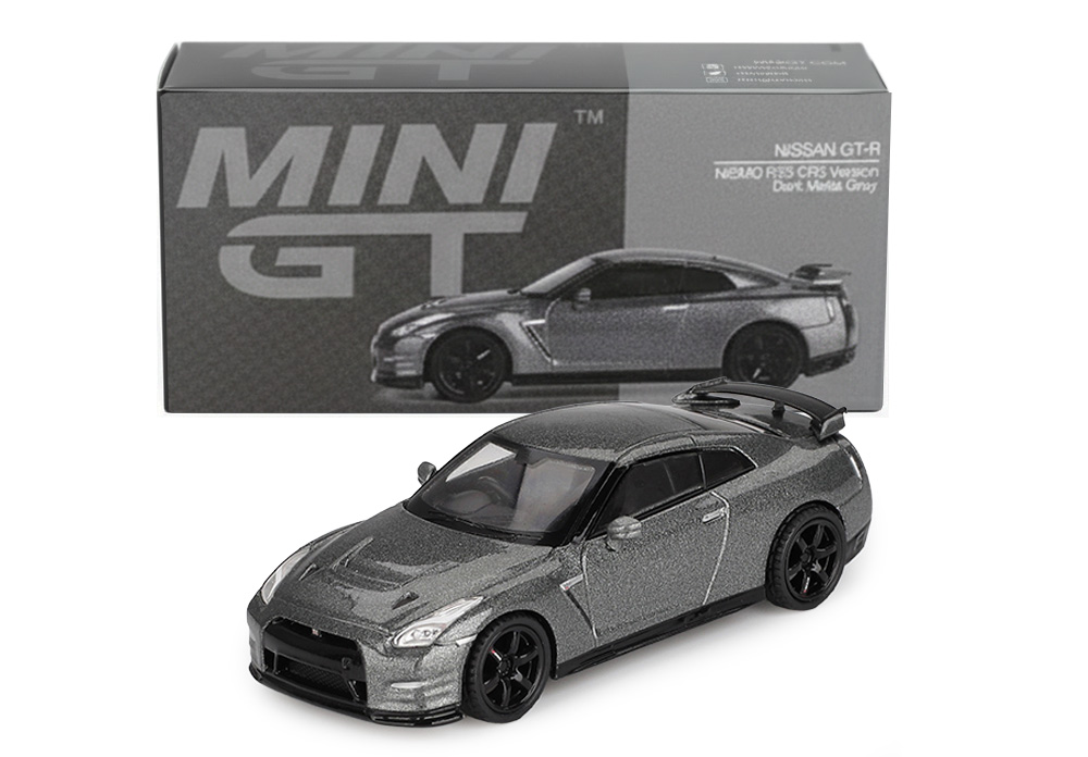 NISSAN GTR (R35) CRS VERSION DARK METAL GRAY 2013 MINI-GT