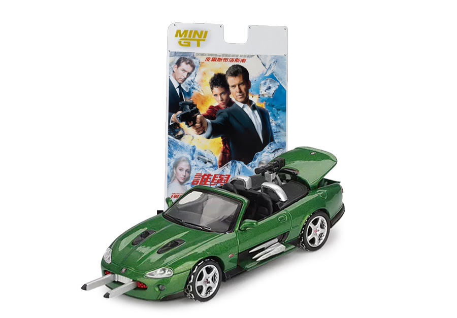 JAGUAR XKR ZAO DIE ANOTHER DAY 007 JAMES BOND JAPANESE PACKAGING 2002