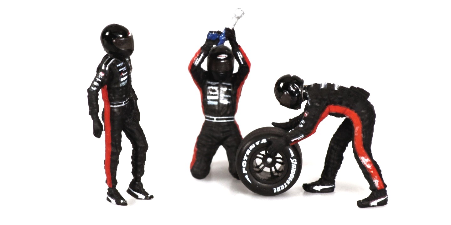 PIT STOP SET MINARDI 2003 CAMBIO GOMME ANTERIORE